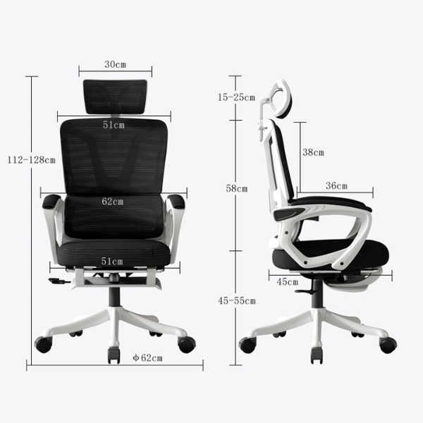 Ghế công thái học quốc dân cho sinh viên, nhân viên văn phòng: SG - 1039 - $hienthicat